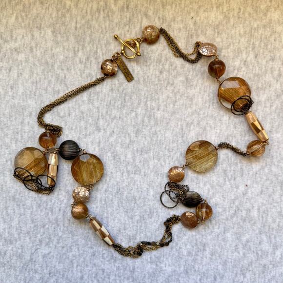 Deborah Gaspar Gemstone Necklace - Picture 1 of 4